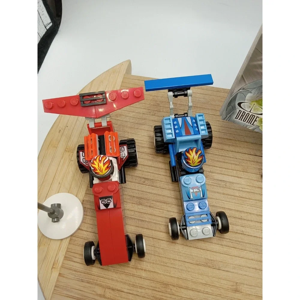 LEGO Racers #4593 Zero Hurricane & Red Blizzard With Instructions Discontinued